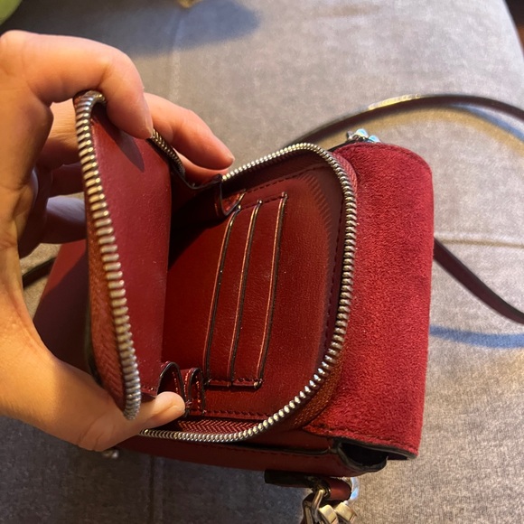 Charles & Keith Red Crossbody Bag with Robot Accent - Picture 6 of 6